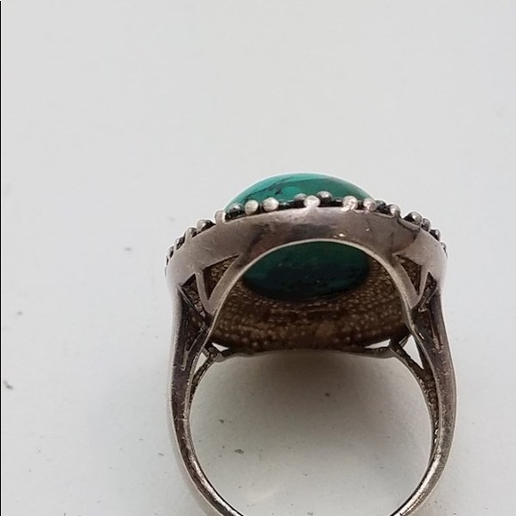 Sterling Turquoise Ring! Size 7 - Picture 6 of 7